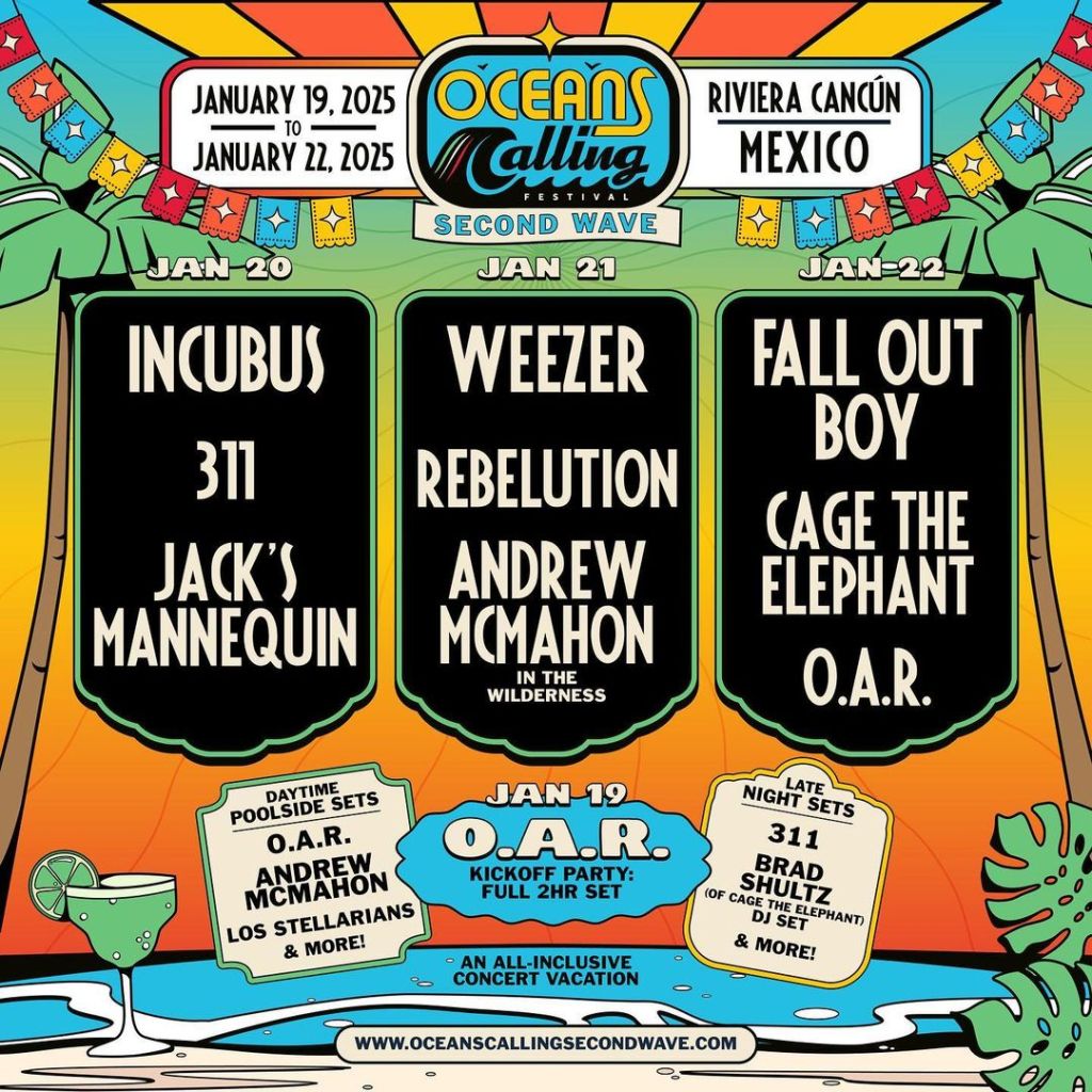 Fechas, precios de los paquetes y line up del Oceans Calling Festival en Cancún