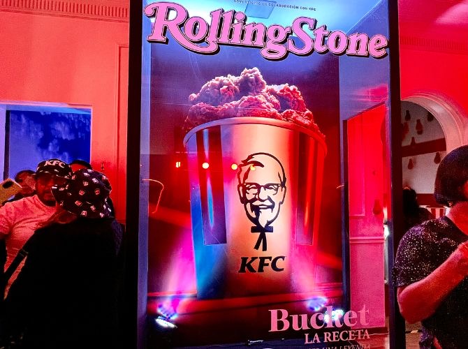 portada de revista rolling stone con kfc