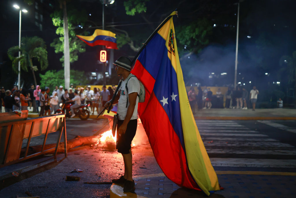 Las protestas tras las elecciones en Venezuela