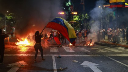 Las protestas tras las elecciones en Venezuela