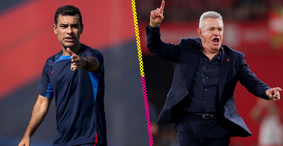 Rafa Márquez y Javier Aguirre