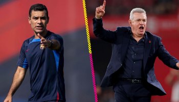 Rafa Márquez y Javier Aguirre