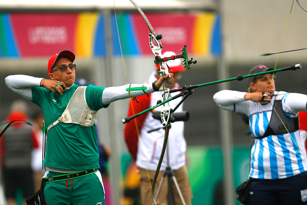 Angel Alvarado, parte del equipo mexa de tiro con arco