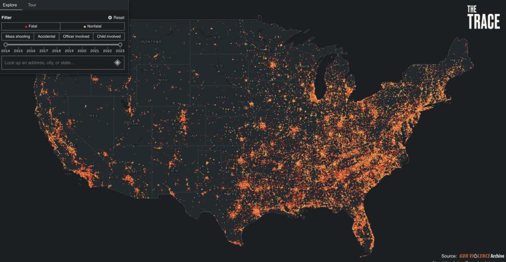 Los tiroteos en Estados Unidos