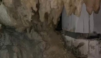 Siguen los derrames ahora de diésel y concreto en cuevas de Aktun T’uyul por el Tren Maya