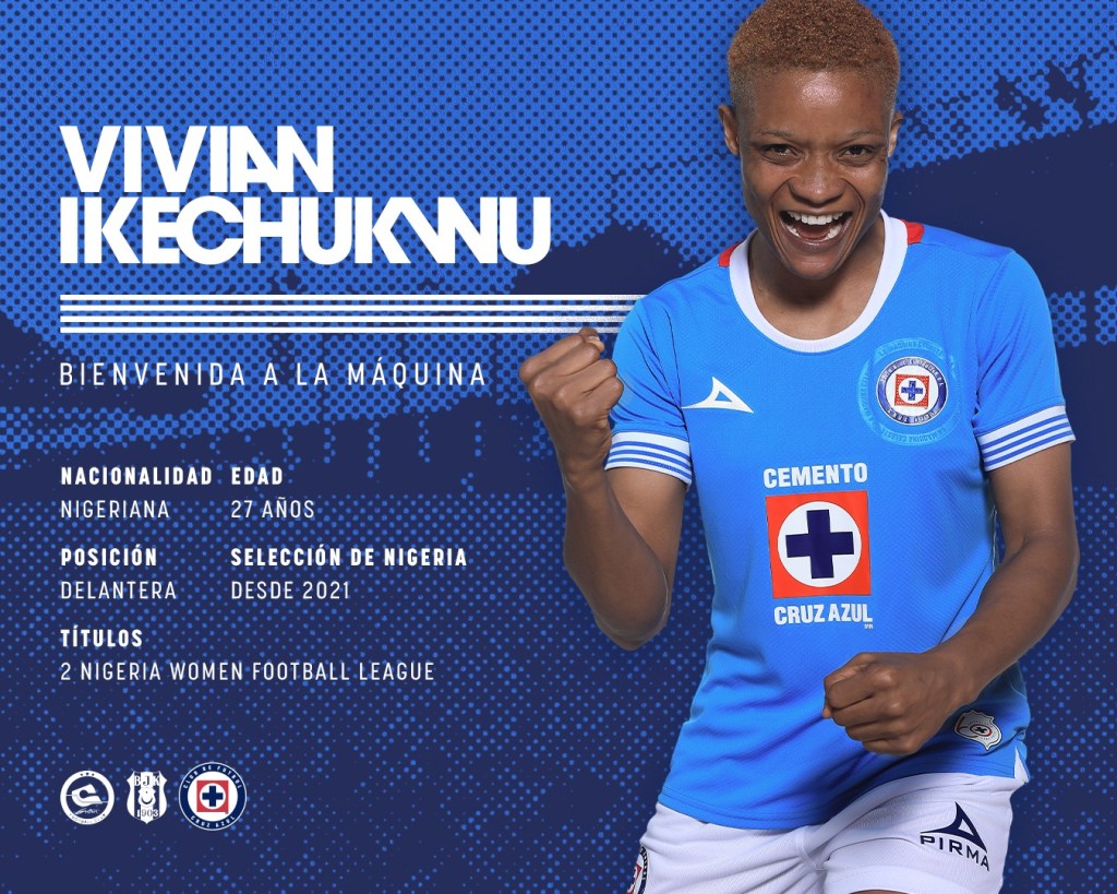 Vivian Ikechukwu refuerzo Cruz Azul