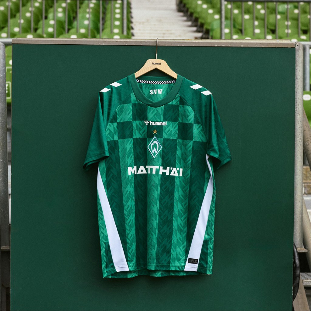 El Werder Bremen con su característico verde