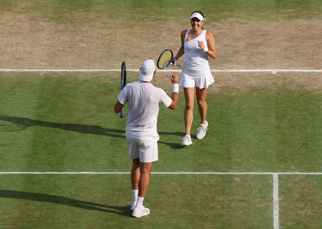 Giuliana Olmos y Santiago González en Wimbledon 2024