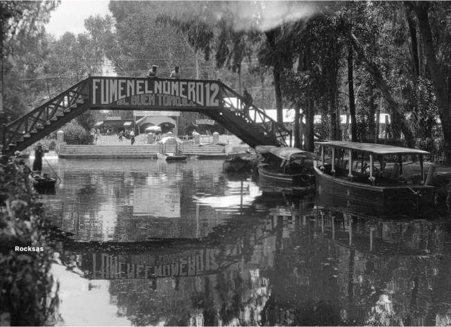 Así se veía Xochimilco hace un siglo