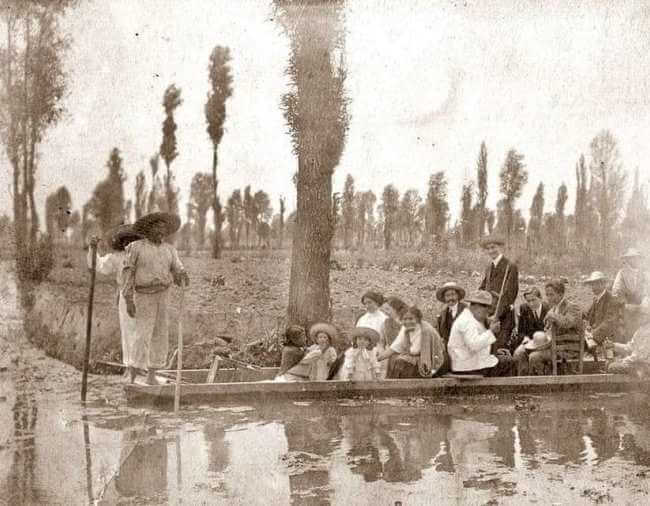 Así se veía Xochimilco hace un siglo