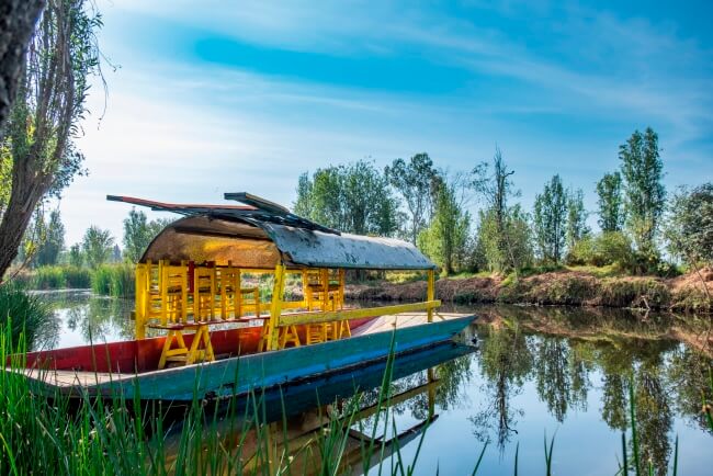 Así se veía Xochimilco hace un siglo