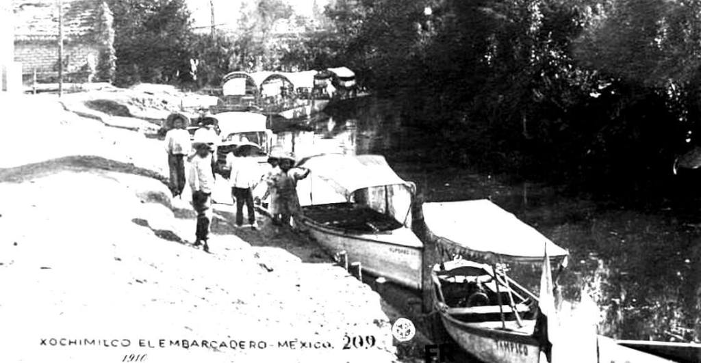 Así se veía Xochimilco hace un siglo