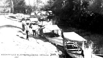 Así se veía Xochimilco hace un siglo