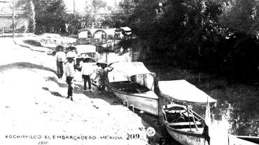 Así se veía Xochimilco hace un siglo
