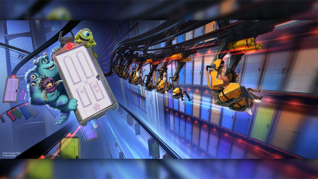 Juego temático de Monsters Inc que se construirá en Disneyworld