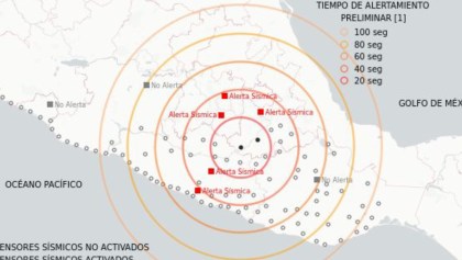 La alerta sísmica en CDMX