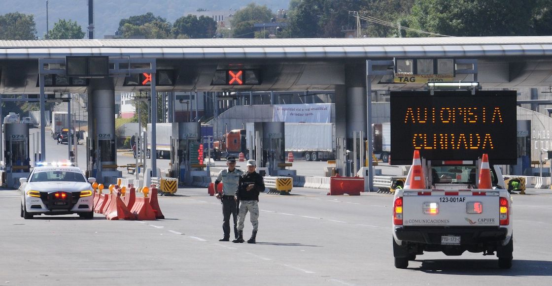 Cierre autopista México-Cuernavaca