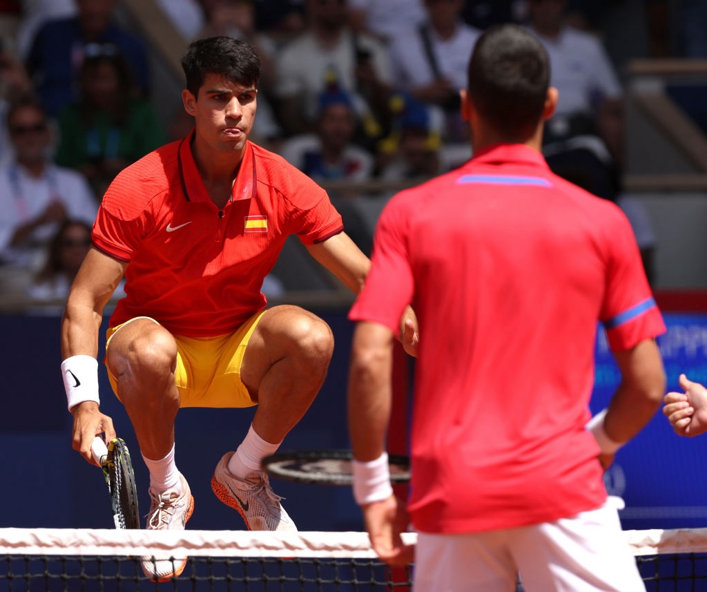 Novak Djokovic y Carlos Alcaraz