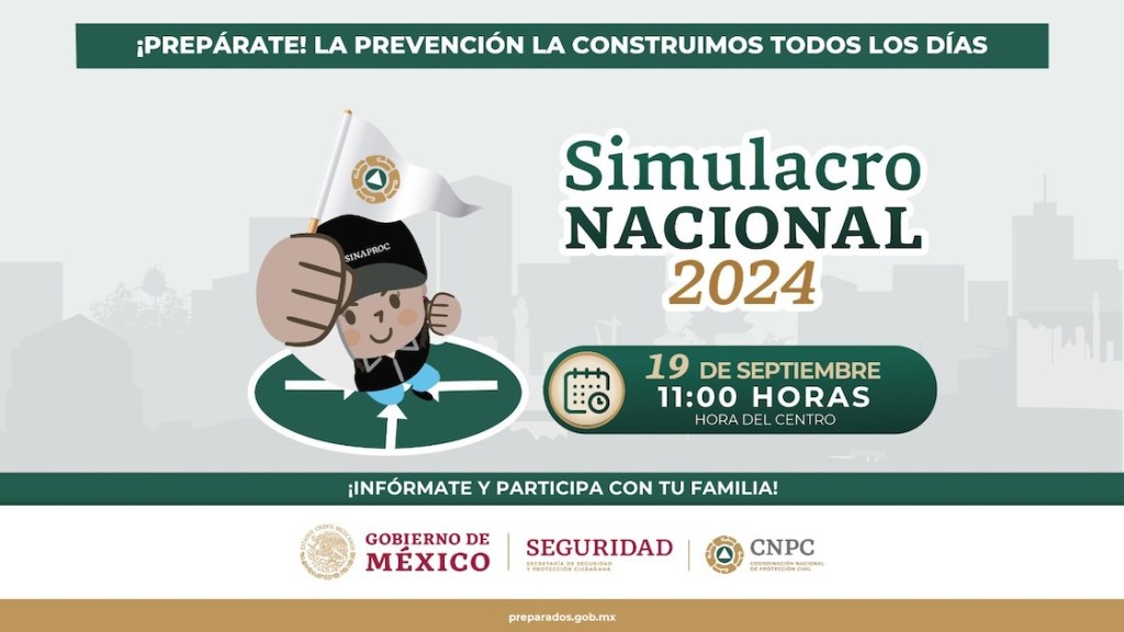 Simulacro Nacional 19S 2024: Todo lo que tienes que saber y la alerta sísmica que sonará en celulares