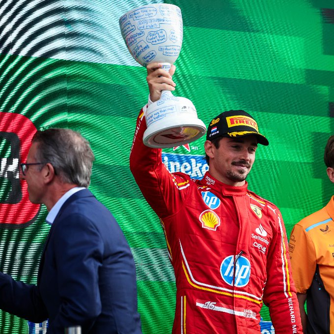 Charles Leclerc, tercer lugar del GP de Países Bajos