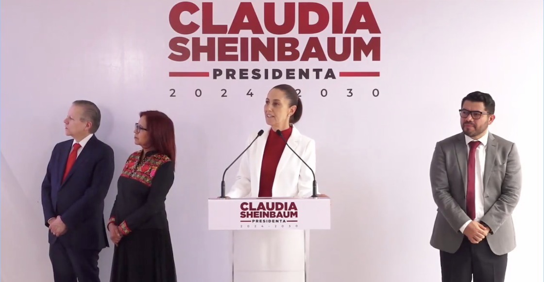 Claudia Sheinbaum presenta a Arturo Zaldívar y Leticia Ramírez como parte de su gabinete.