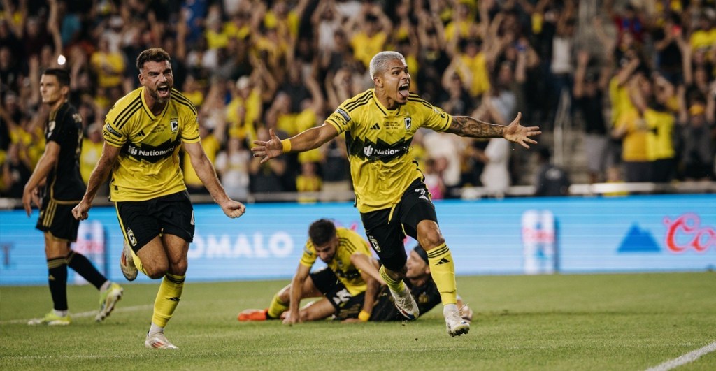 Los goles de la victoria del Columbus Crew en la final de la Leagues Cup