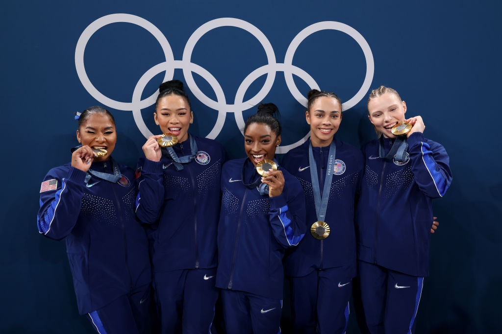 La medalla de oro para el equipo de gimnasia en París 2024