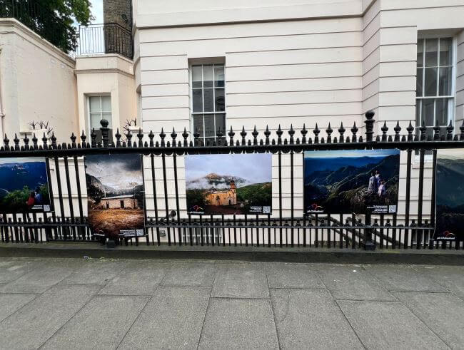 Una exposición rarámuri se presenta en las calles de Londres