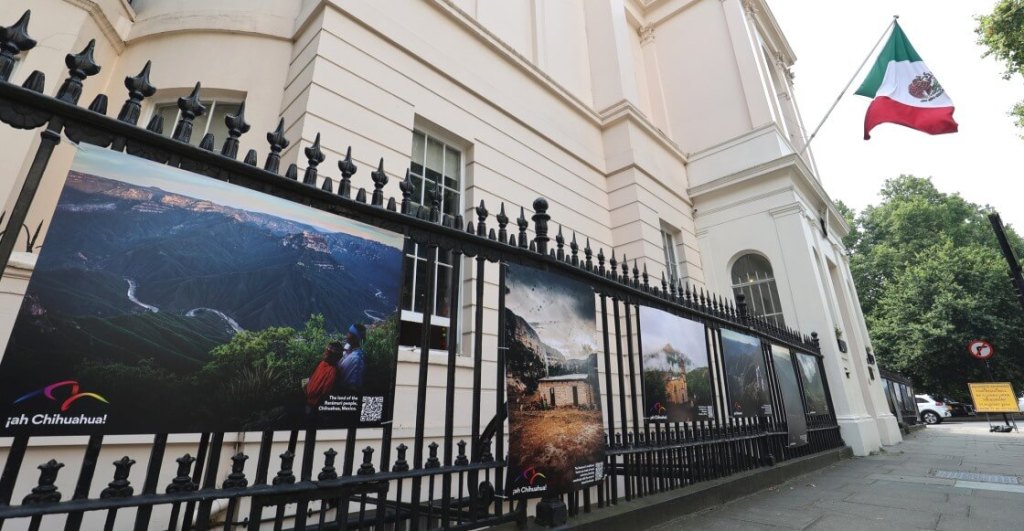 Una exposición rarámuri se presenta en las calles de Londres