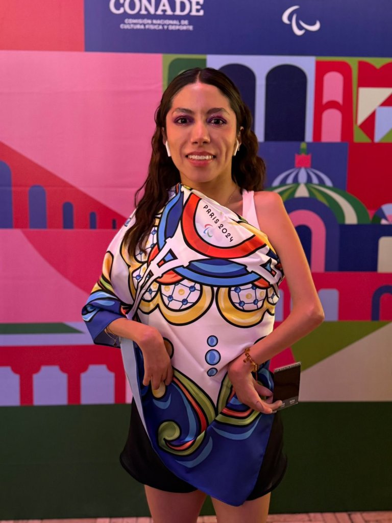 Fabiola Ramírez, abanderada de la delegación paralímpica