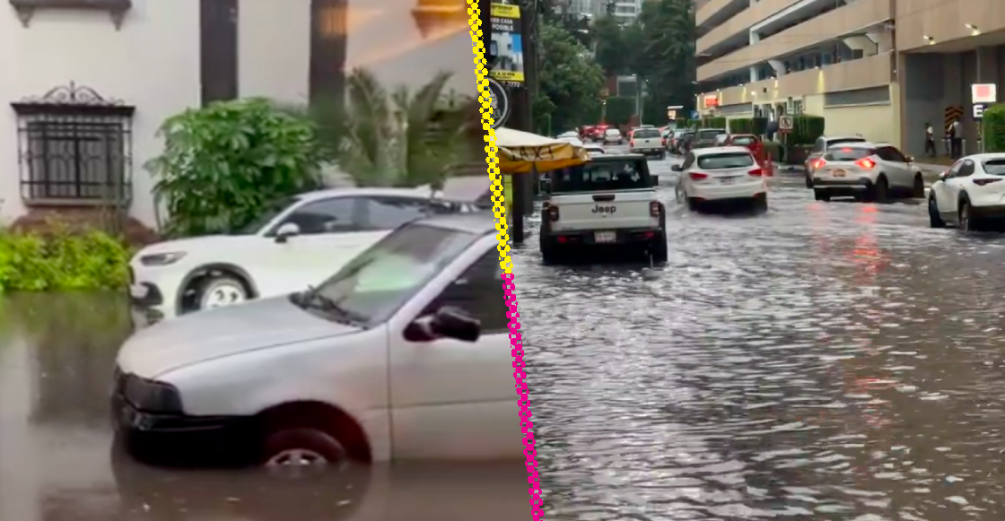 Otra zona a la lista: Polanco se inunda debido a las lluvias