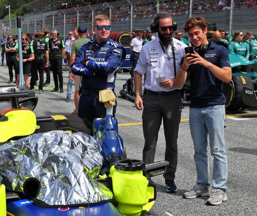 Franco Colapinto durante las Prácticas Libres en Silverstone