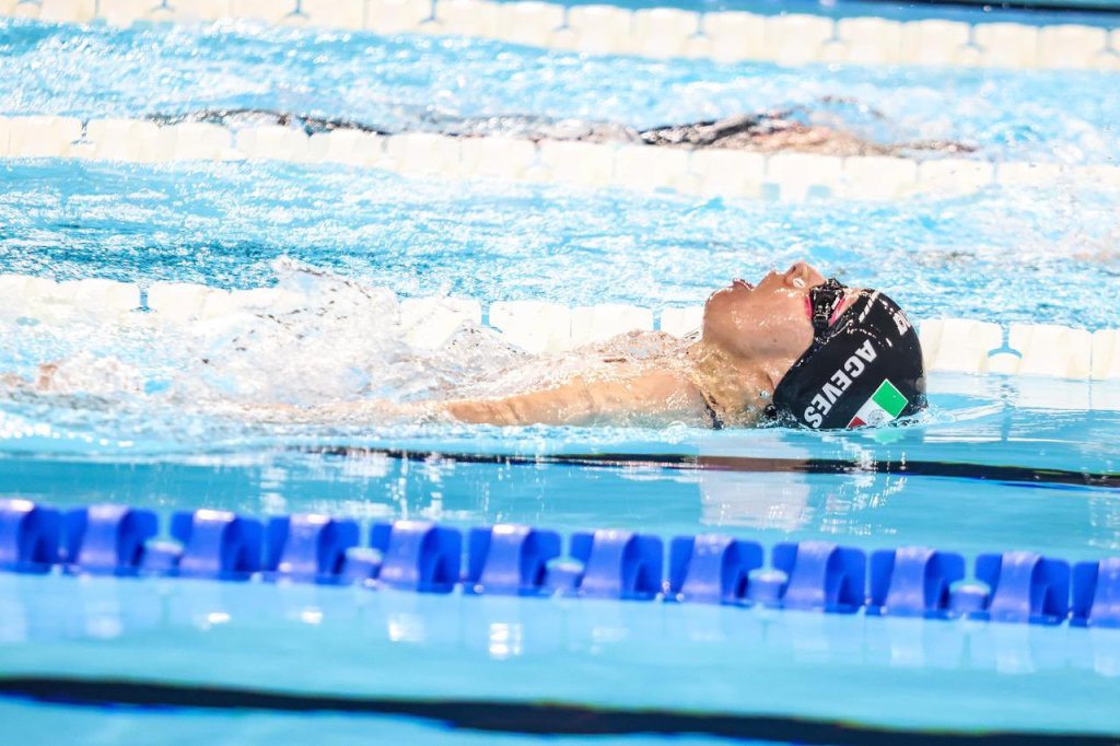 Haidee Aceves, final natación