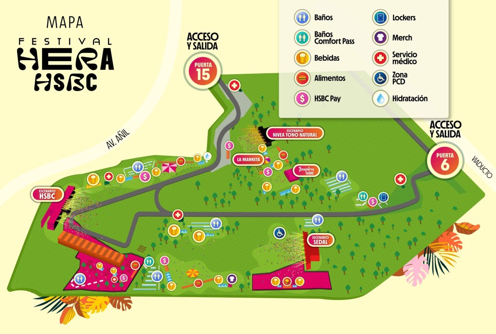 Cómo llegar al Hera HSBC: Checa el mapa y las rutas para el festival