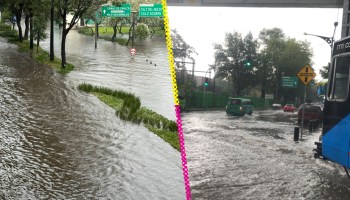 En Coyoacán y Tlalpan: Así se pusieron las inundaciones en la CDMX