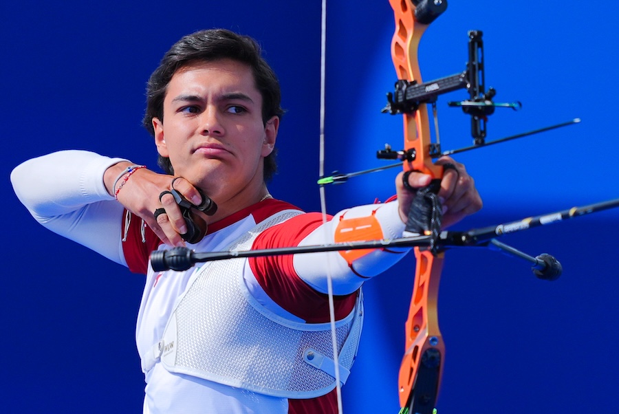 Matías Grande, mexicano de tiro con arco