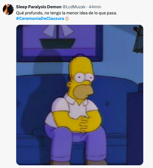 Los mejores memes de la clausura de los Juegos Olímpicos París 2024