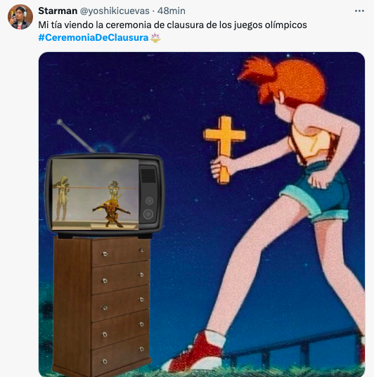 Los mejores memes de la clausura de los Juegos Olímpicos París 2024