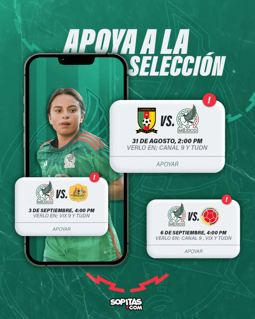 Mundial Femenil Sub-20: Cuándo y dónde ver todos los partidos de México