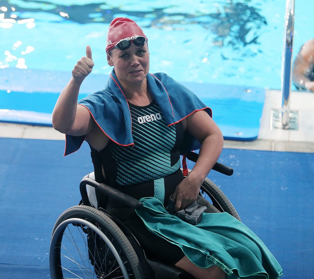 Nely Miranda durante los Juegos Parapanamericano