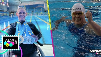 París 2024: Nely Miranda, medallista paralímpica mexicana encontró la libertad en la natación