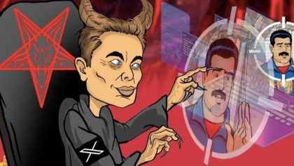 Maduro combate contra Elon Musk en nuevo capítulo de "Súper Bigote", la caricatura de superhéroes de Venezuela.