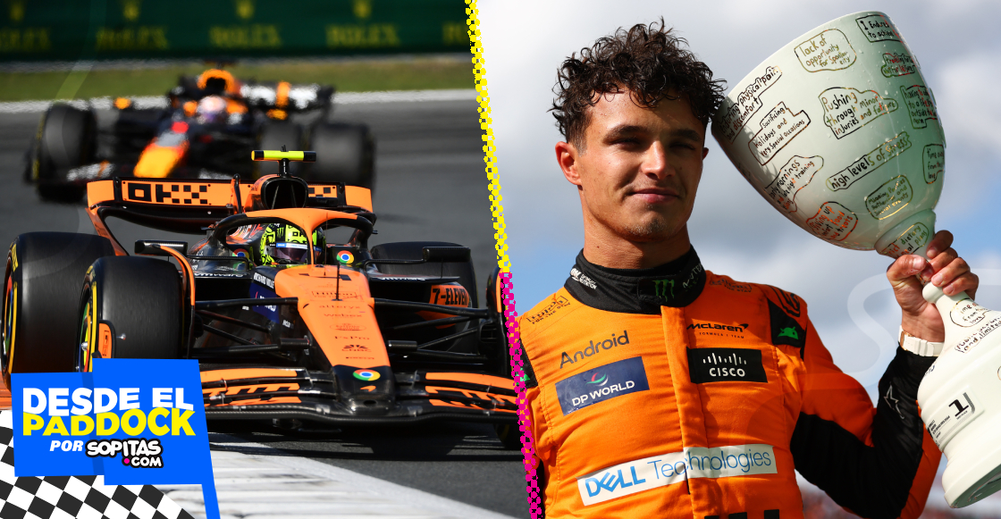 La paliza de Lando Norris a Verstappen y Checo sexto en el GP de Países Bajos