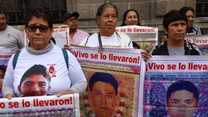 Llegada Padres y Madres Normalistas Ayotzinapa (5)