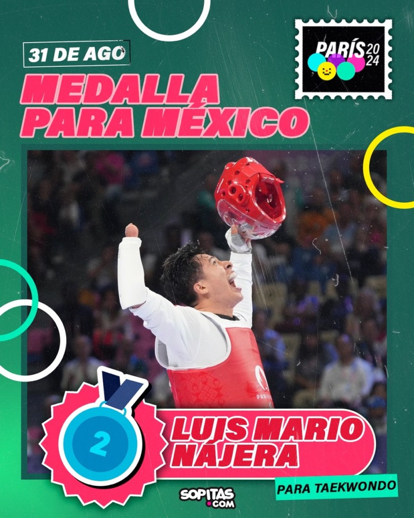 Medalla de plata de Luis Mario Nájera