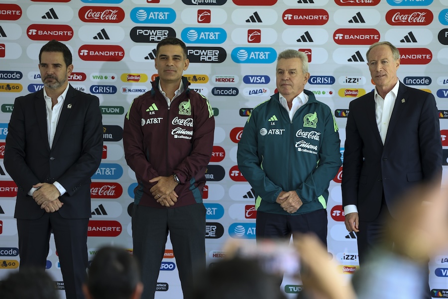 Javier Aguirre en su presentación como DT de México