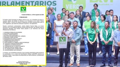 Cosas del Partido Verde: Dona 15 de sus diputados a Morena, ¿por?