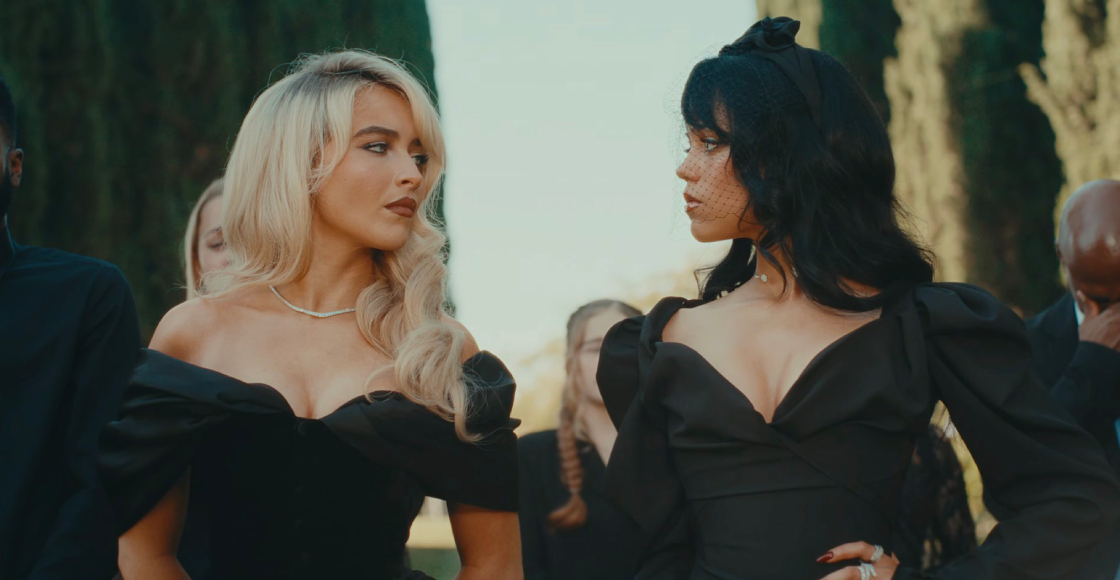 Sabrina Carpenter y Jenna Ortega se enfrentan a muerte en el video de "Taste"