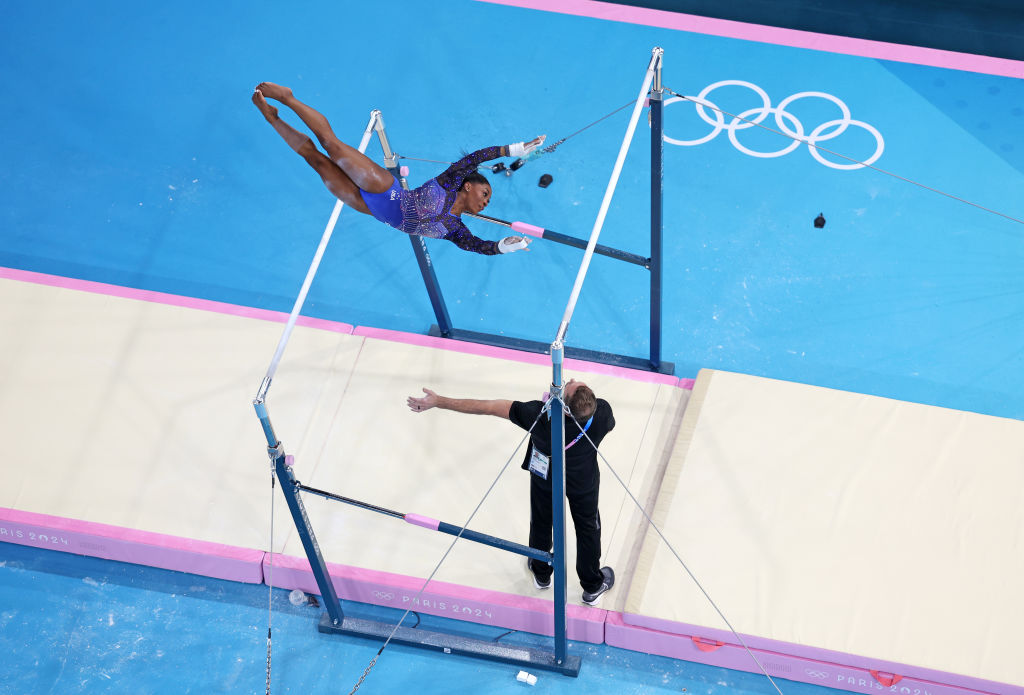 La actuación de Simone Biles en Barras Asimétricas