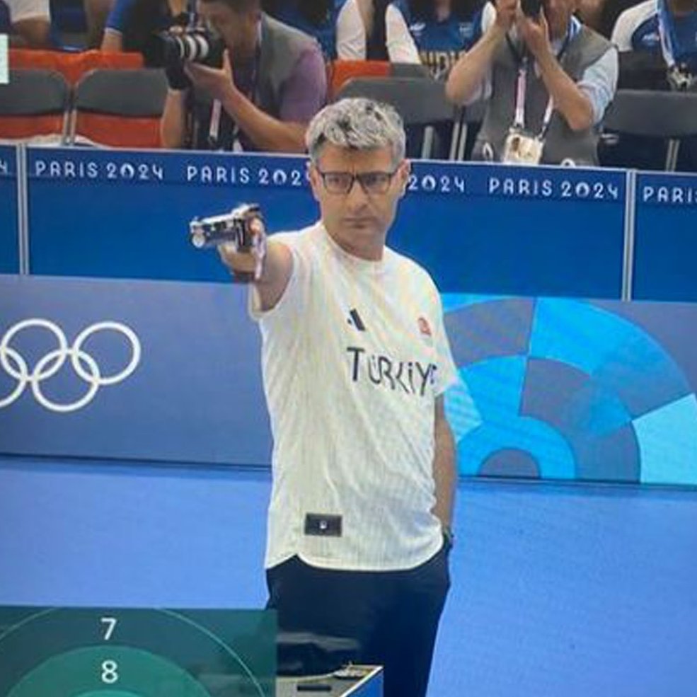 El turco Yusuf Dikeç en las olimpiadas de París 2024 